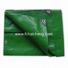 green color pe tarpaulin for hay tarps and trailer cover
